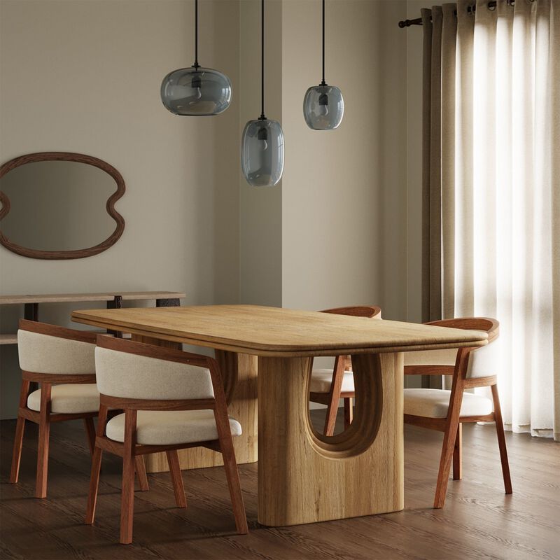 Layered Dining Table - Natural