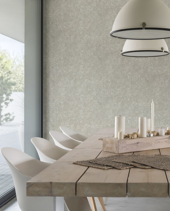Modern Wood Grey Wallpaper