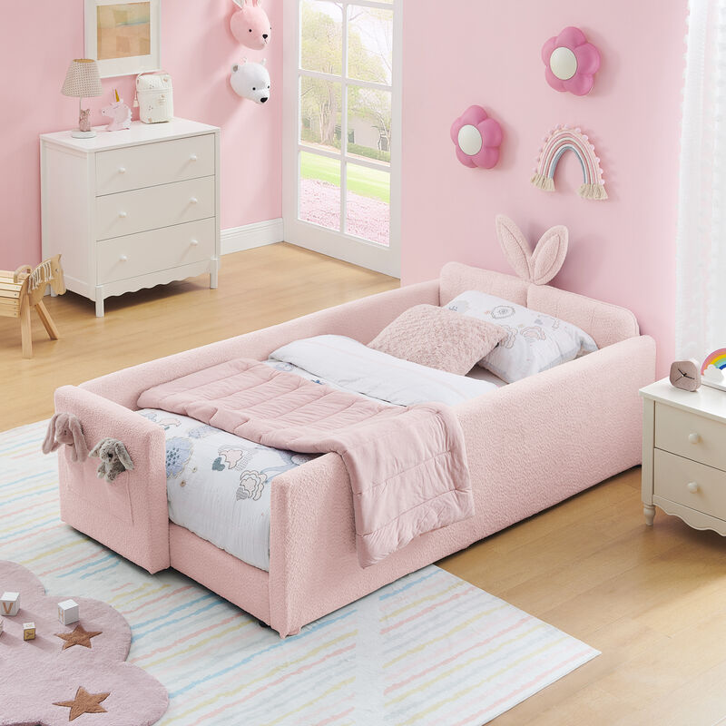 Wanrif Kids Upholstered Platform Bed image number 8
