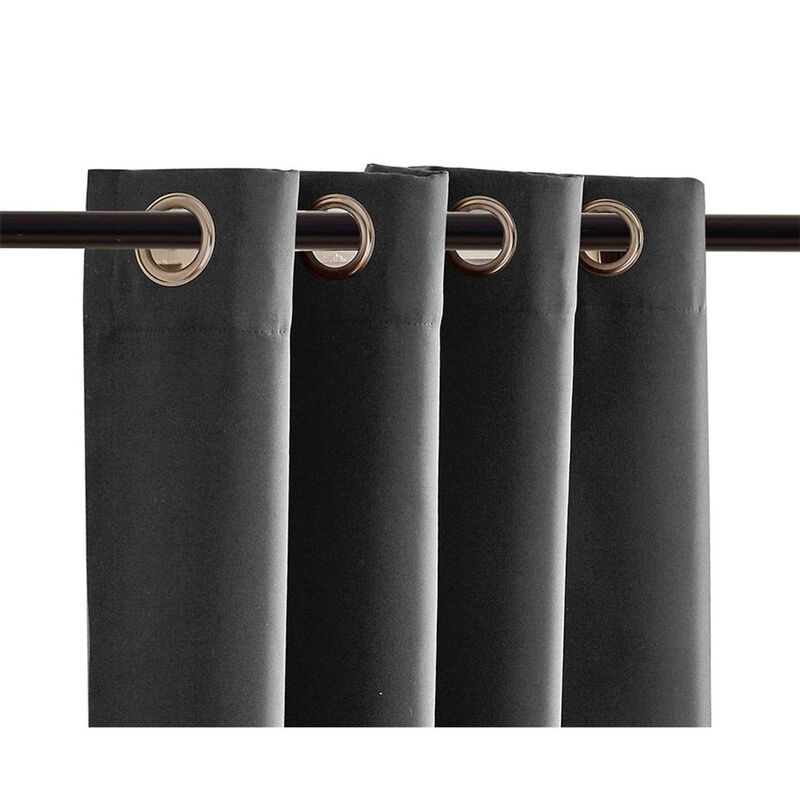Legacy Decor Room Divider Curtain Heavyweight Blackout Premium Fabric Thermal Insulated 60"W X 96" Tall White Color image number 2