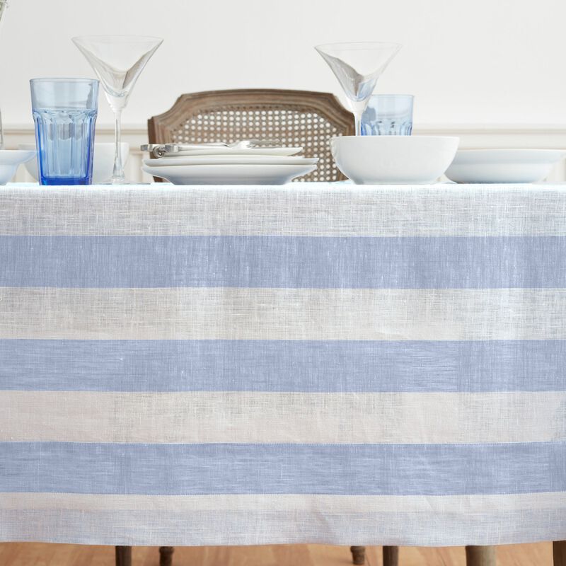 Linen Tablecloth - Cabana Stripe image number 2