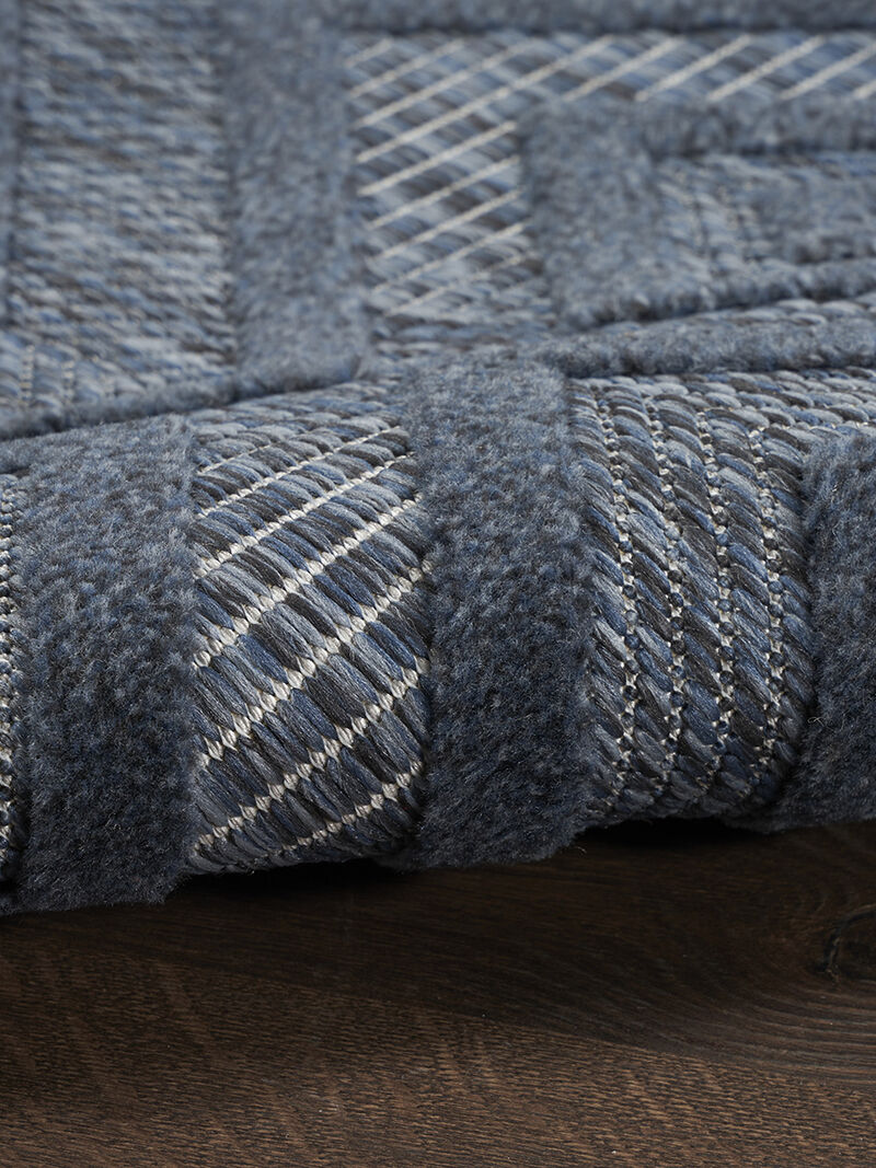 Versatile NRV01 Navy/Blue 2' x 4' Rug image number 3