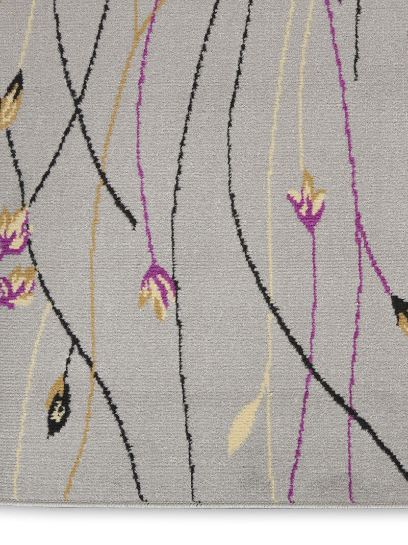 Grafix GRF15 Gray 3'9" x 5'9" Rug