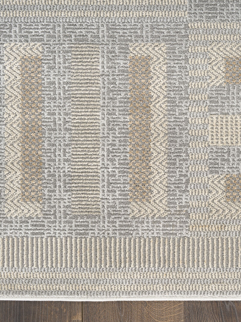 Nordic NRC11 Gray/Multicolor 4' x 6' Rug