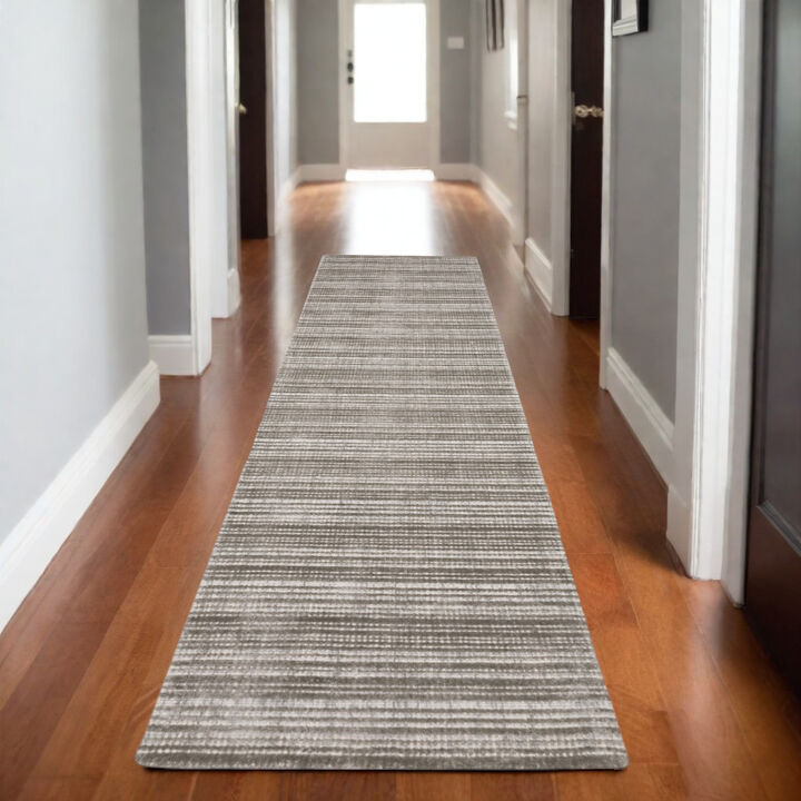 HomeRoots Striped Hand Tufted Area Rug