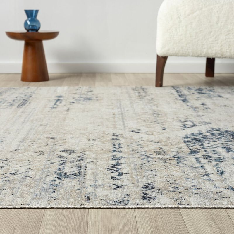 LR Home Lanham Durable Performance Area Rug Indoor