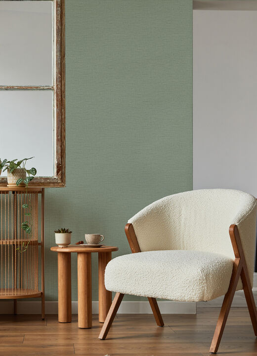 Salamander Light Green Woven Wallpaper (Set of 2)