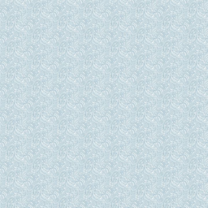 Small Prints Small Paisley Blue Wallpaper G56690
