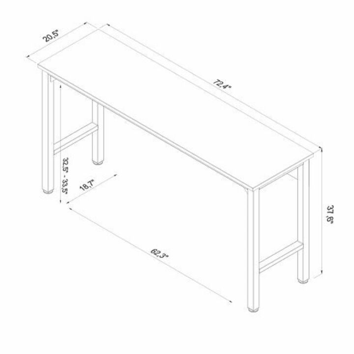 Fortress Gray Garage Table