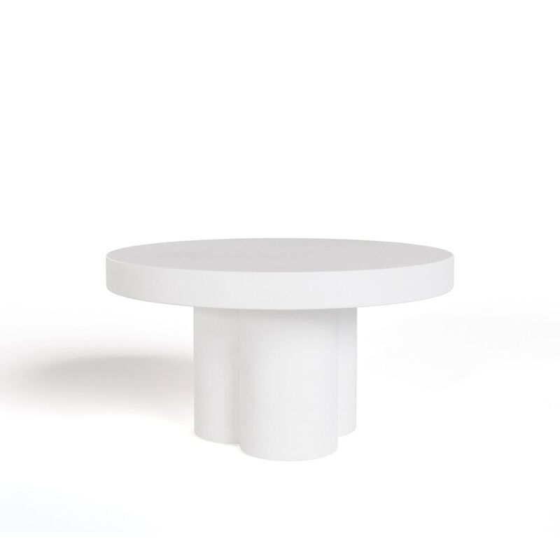 Modrest Bruni - Modern White Concrete Coffee Table