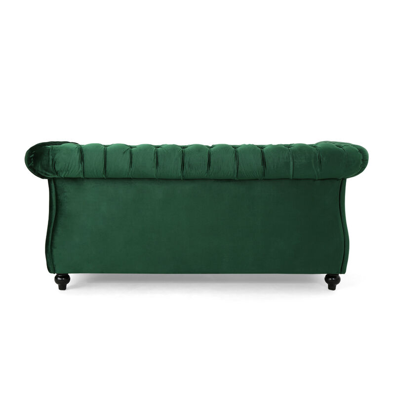 Merax Traditional Chesterfield Loveseat Sofa