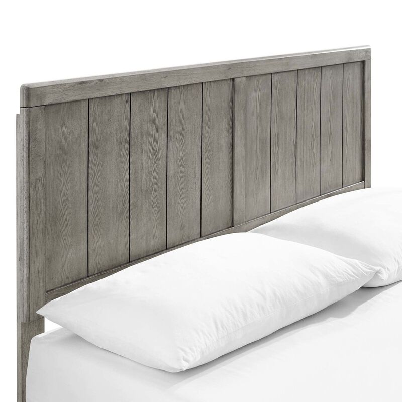 Alana Wood Twin Platform Bed With Splayed Legs image number 5