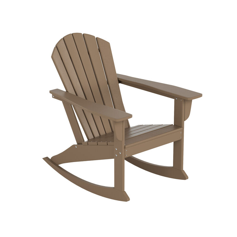 WestinTrends Outdoor Patio Adirondack Rocking Chair