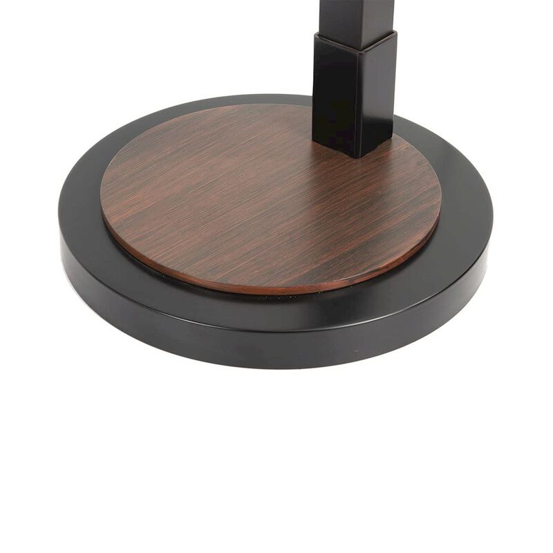 NOVA OF CALIFORNIA Artifact Natural Mica 3 Light Arc Floor Lamp - 86, Expresso Bronze