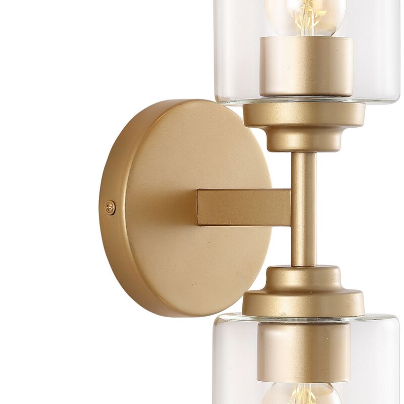 Juno Farmhouse Industrial Iron Cylinder LED Sconce