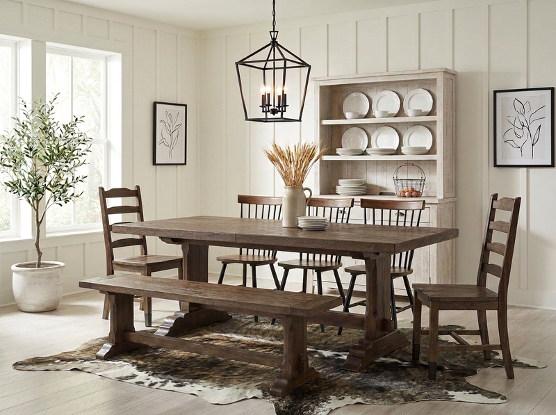 Driftwood Rectangle Dining Table image number 1