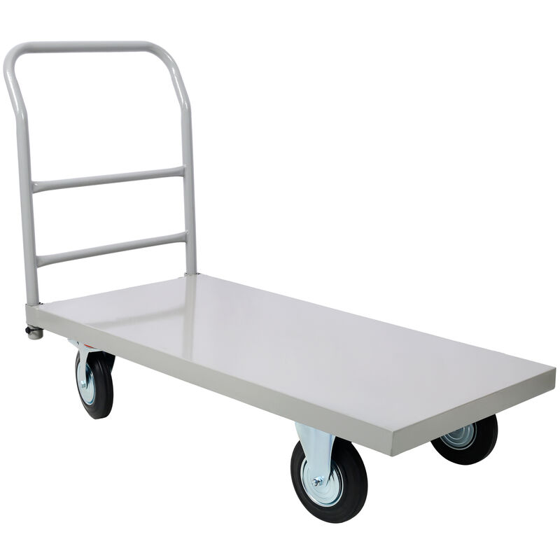 ELEMENT ACE Heavy Duty Industrial Flat Platform Dolly Cart with Wheels 2000lb Capacity Flatbed Hand Truck for Residential Commercial Warehouse Moving image number 3