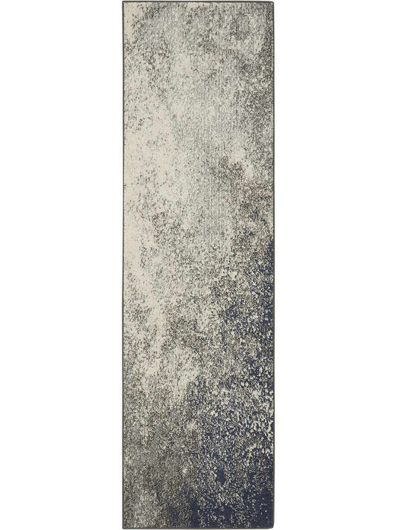 Passion PSN10 Charcoal/Ivory 2'2" x 10' Rug