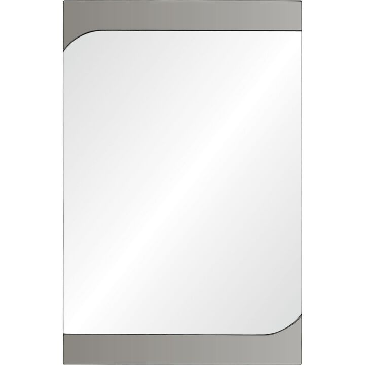 36" Clear Tint Finished Unframed Rectangular Wall Mirror