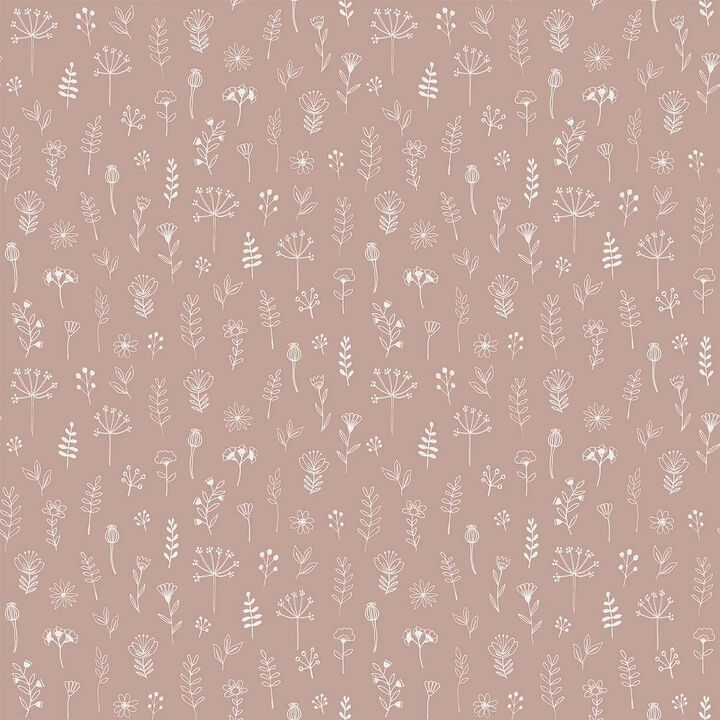 Tatula Rose Floral Wallpaper