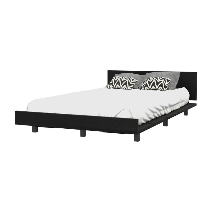Streamdale Nimmo Twin Bed Frame Black Wengue