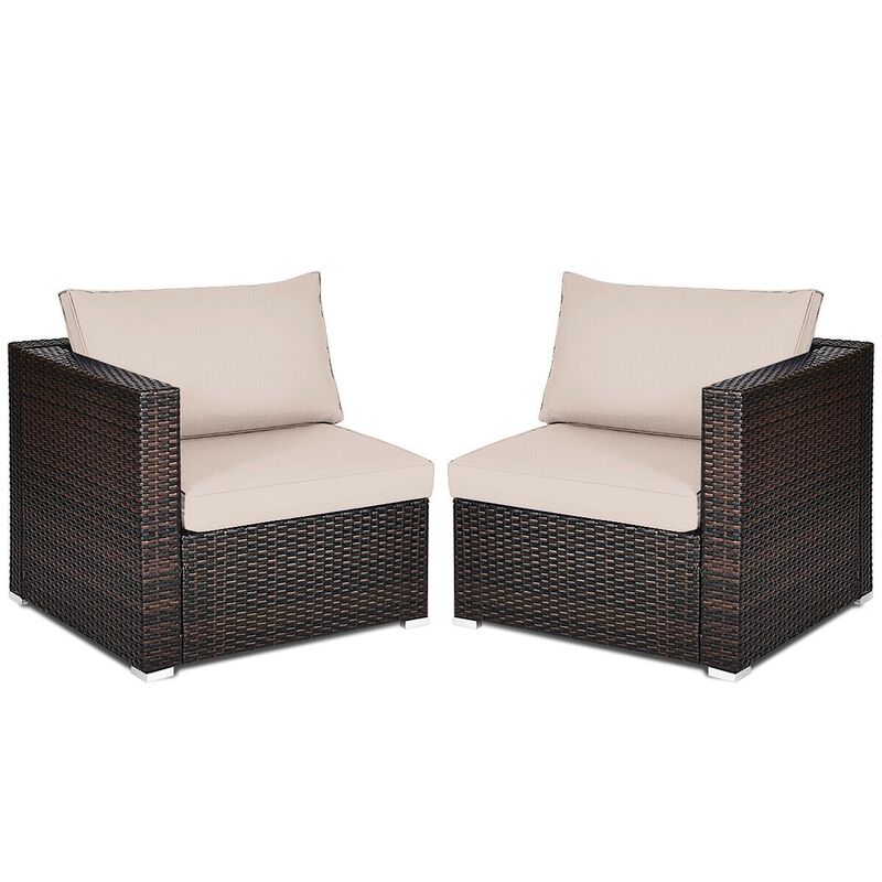 Patio Rattan Outdoor Loveseat For Outdoor Seating image number 7