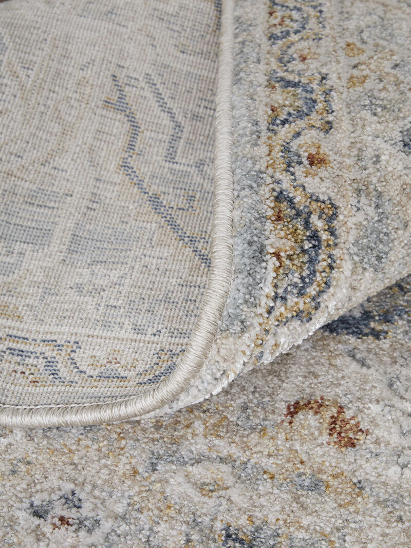 Pasha 39M6F 7'10" x 10'3" Ivory/Blue/Tan Rug