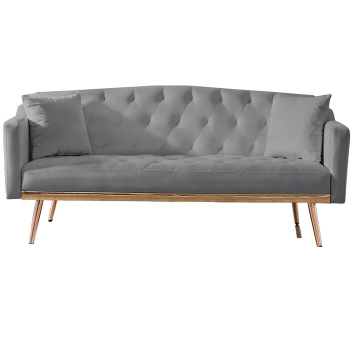 Velvet Sofa Bed - Comfortable and Stylish Convertible Couch for Small Spaces Sleeper Sofa