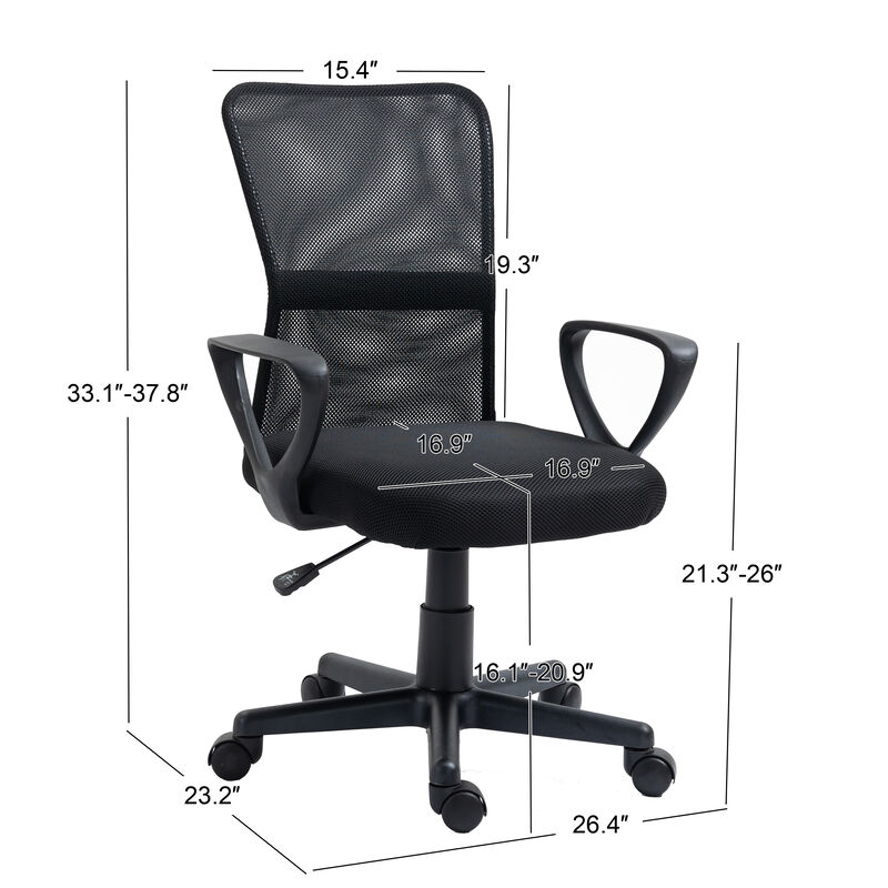STACY Adjustable Fabric Office Chair