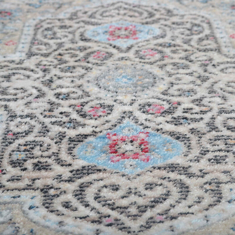 RUGSOTIC CARPETS MACHINE MADE POLYESTER AREA RUGS  - Rectangle Shape, Classic Oriental Traditional  Design, Low Pile Machine Made Area Rugs (M00099) image number 3