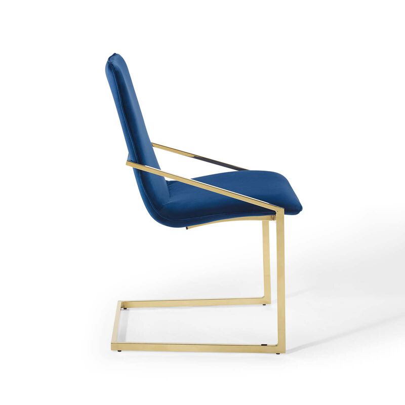 Pitch Performance Velvet Dining Armchair image number 2