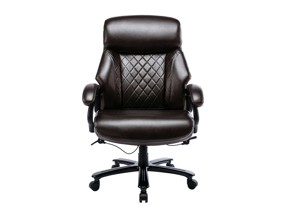 Big and Tall Executive Office Chair, High Back Computer Desk Chair With Extra Wide Seat, 400lbs