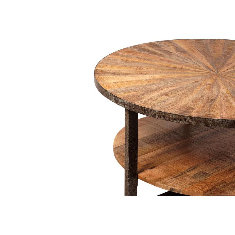 Carolina Living Chelsea Round Coffee Table - Natural