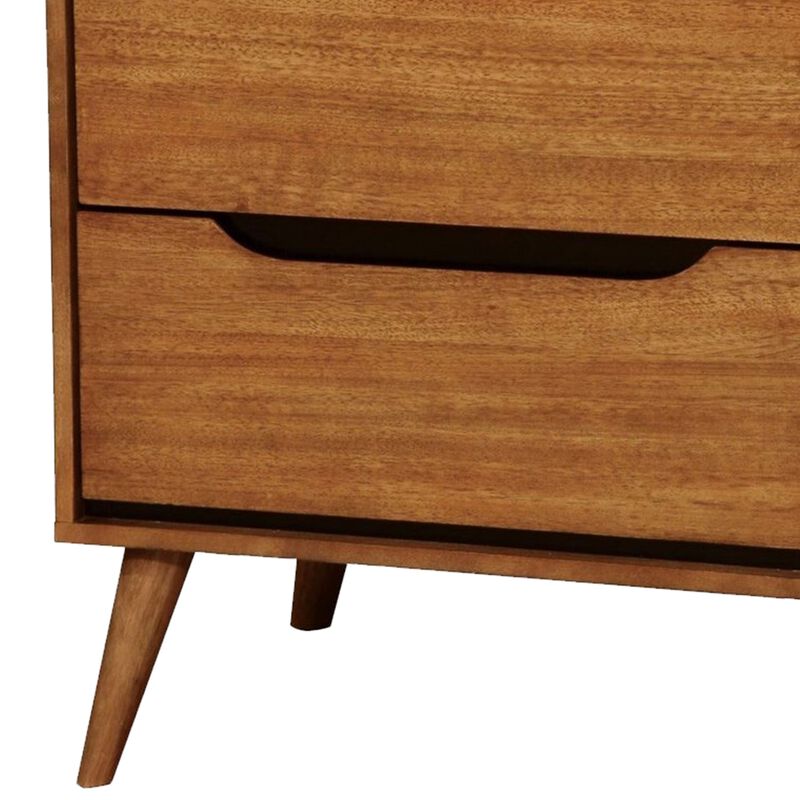 Bedroom Set in Wood &ndash; 3 Piece Set with 2 Nightstands image number 5