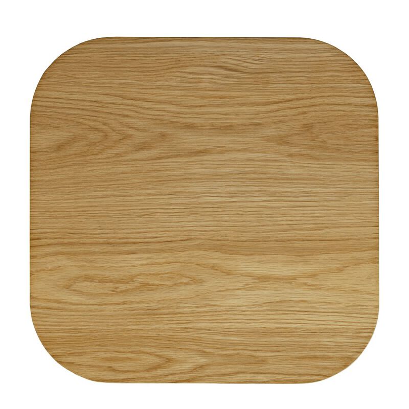 Jofran Brix Mid-Century Modern Floating Sculpture Layered Square End Table