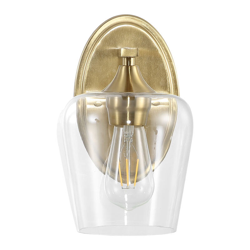 Jayne Iron/Glass Cottage Rustic LED Vanity Light image number 5