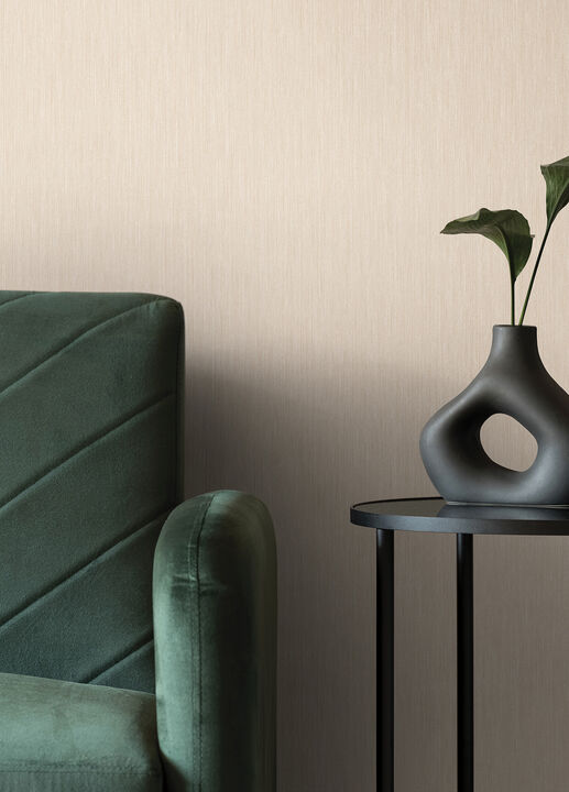 Silky Way Off-White Striated Wallpaper (Set of 2)