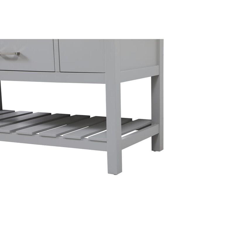 Elegant Kitchen and Bath 48 inch Single bathroom vanity in grey