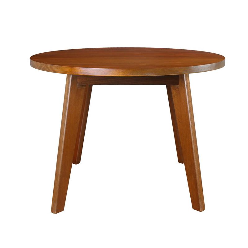 Genuine 24" Round Coffee Table with Solid American Gum - Sweet Oak