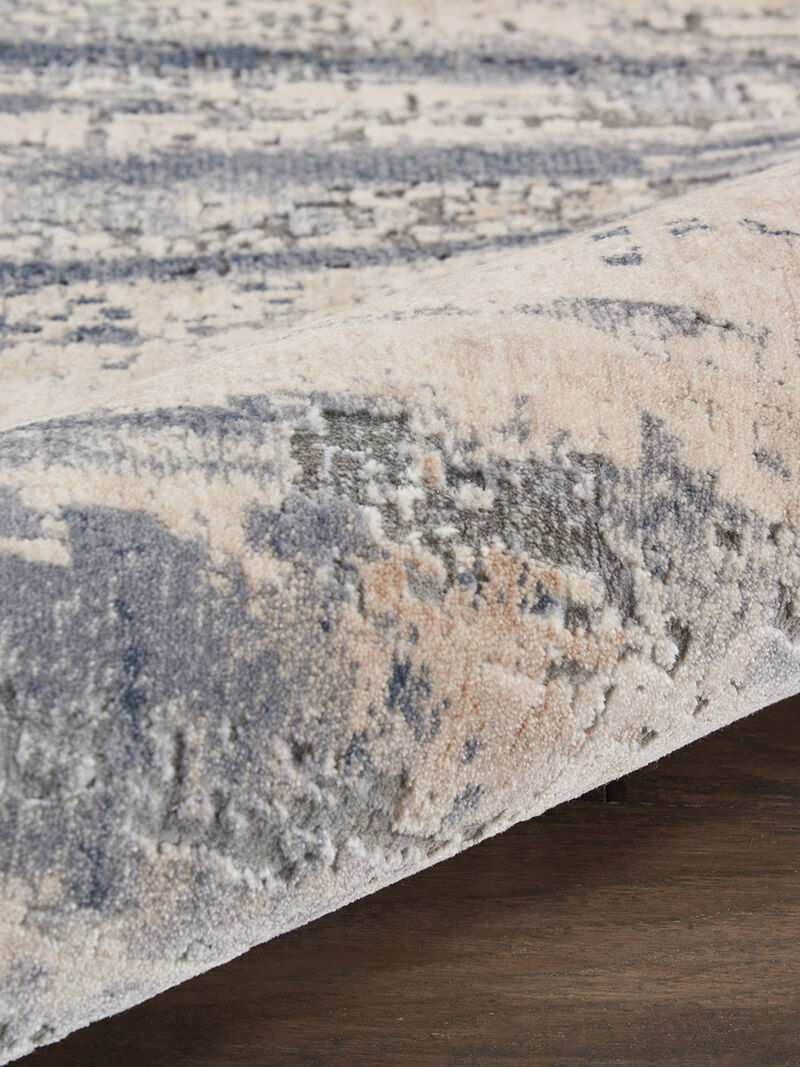 Rustic Textures RUS04 Beige/Gray 6' x 9' Rug