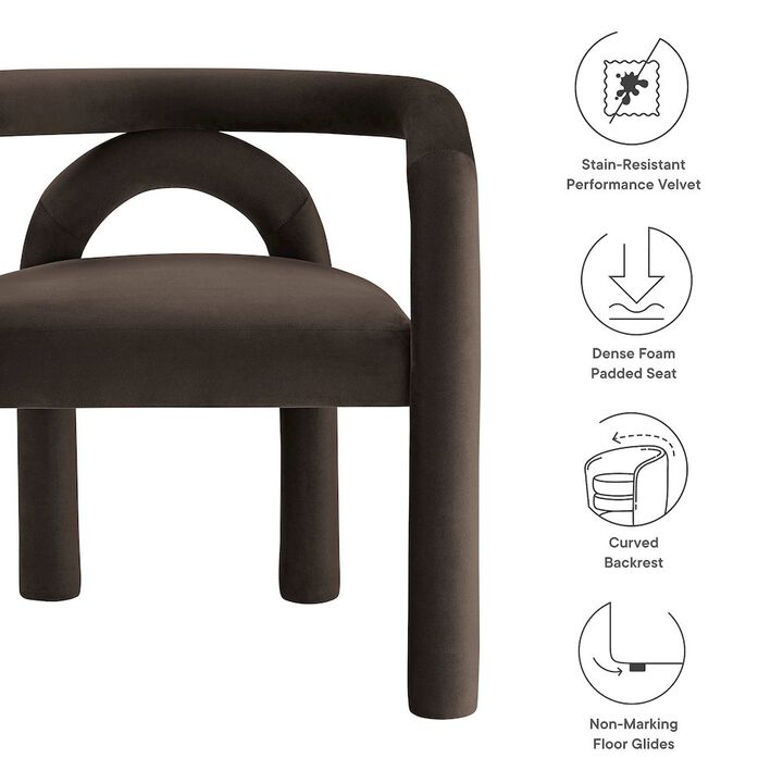Astrid Performance Velvet Dining Chair