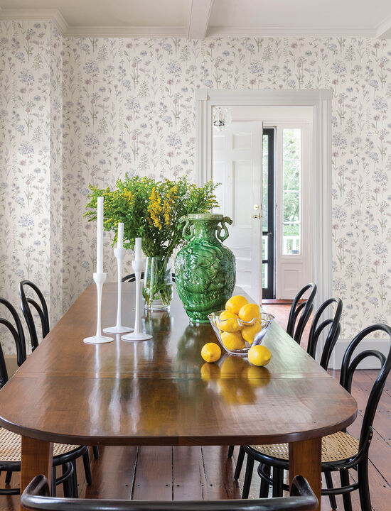 Bergamot Lavender Wildflower Wallpaper