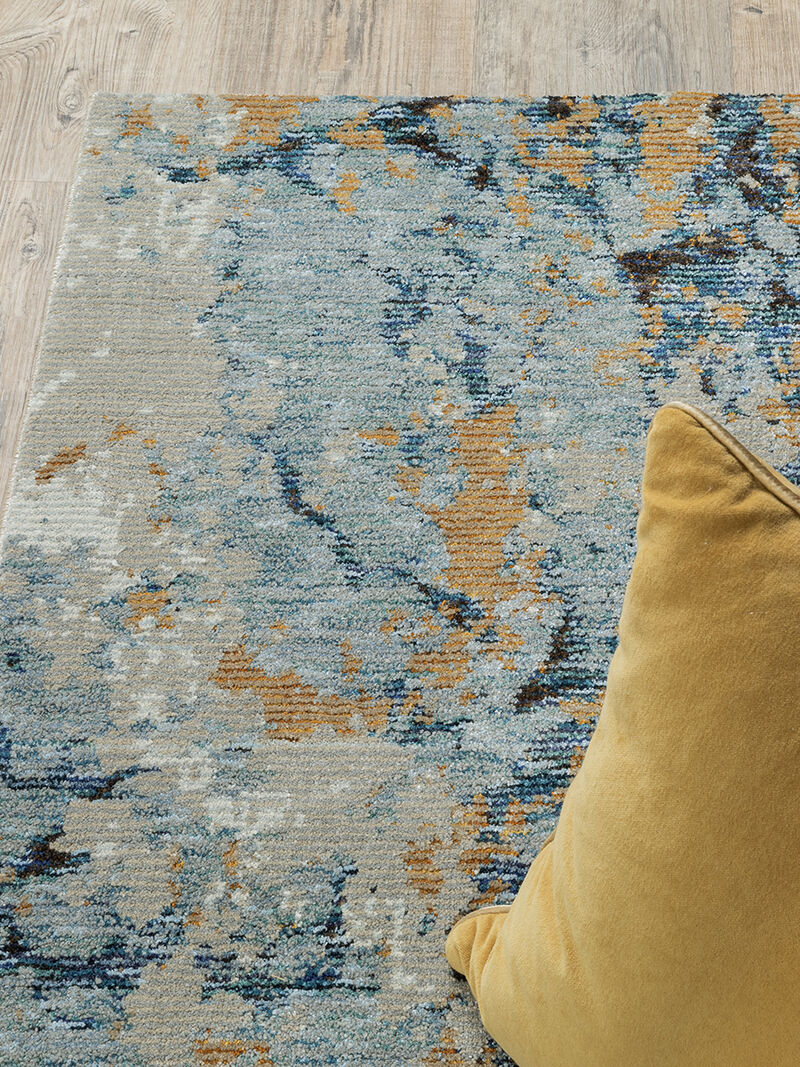 Evolution 8'6" x 11'7" Blue Rug