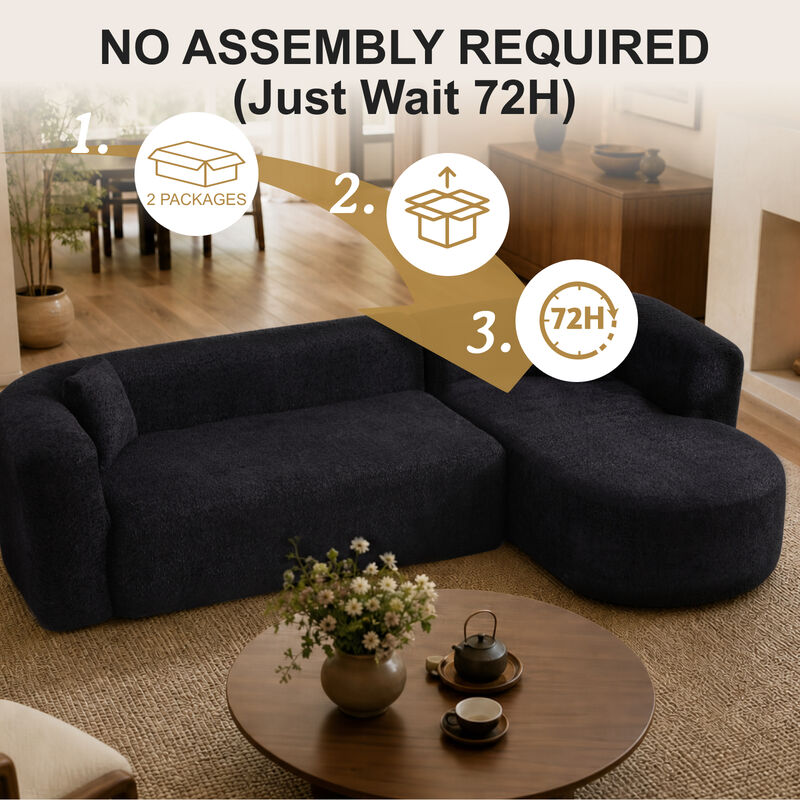Bagcop L-Shaped Sectional Couch image number 5