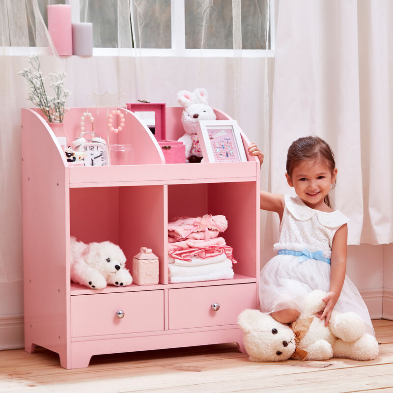 Teamson Kids - Little Princess Cindy Toy Cubby Storage - Pink TD-12230P