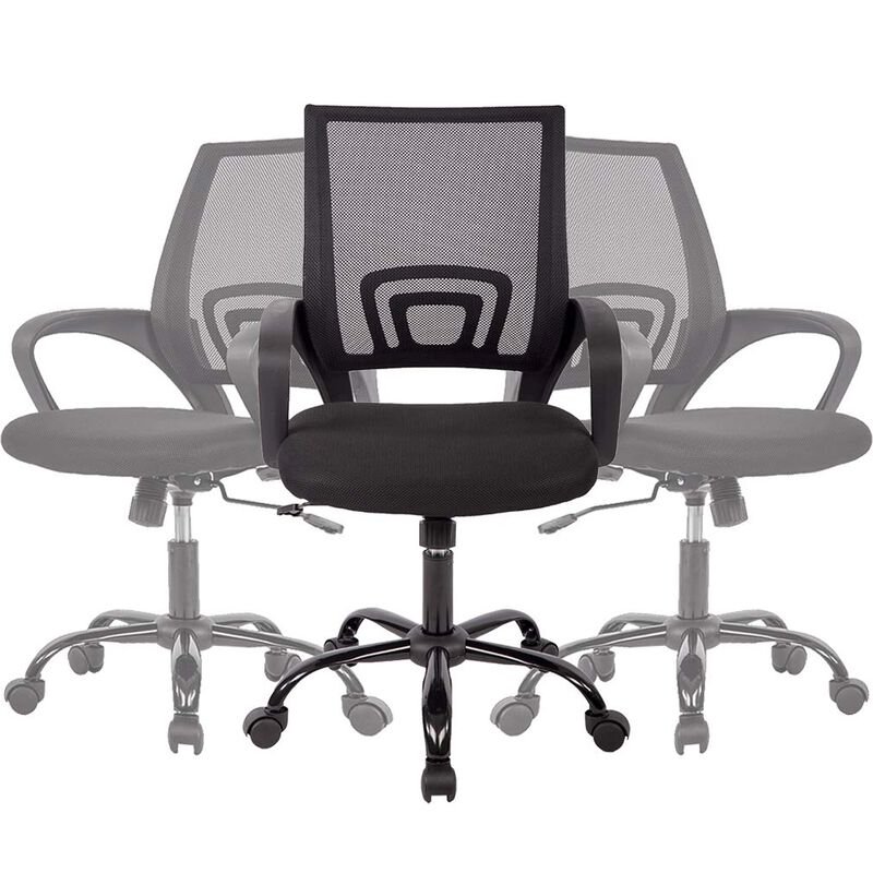 BestOffice Office Chair Desk Chair Mesh Computer Chair Back Support Modern Executive Adjustable Arms Rolling Swivel Chair for Wo