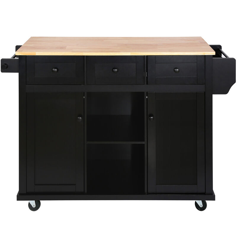 ELEMENT ACE Kitchen Cart with Adjustable Storage Shelves image number 0