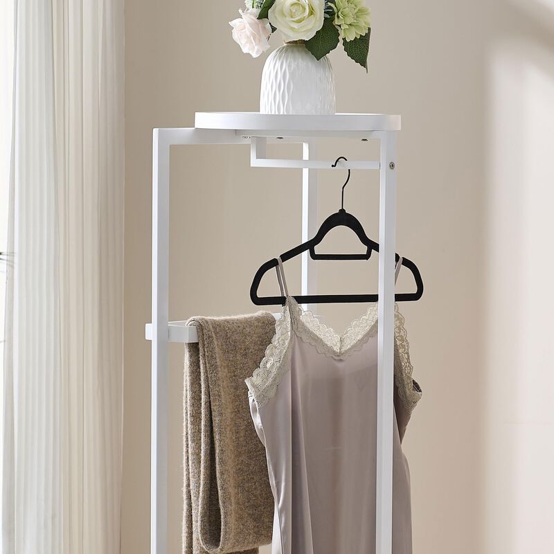 Kings Brand Furniture David Suit Valet Stand - Freestanding Clothing Organizer