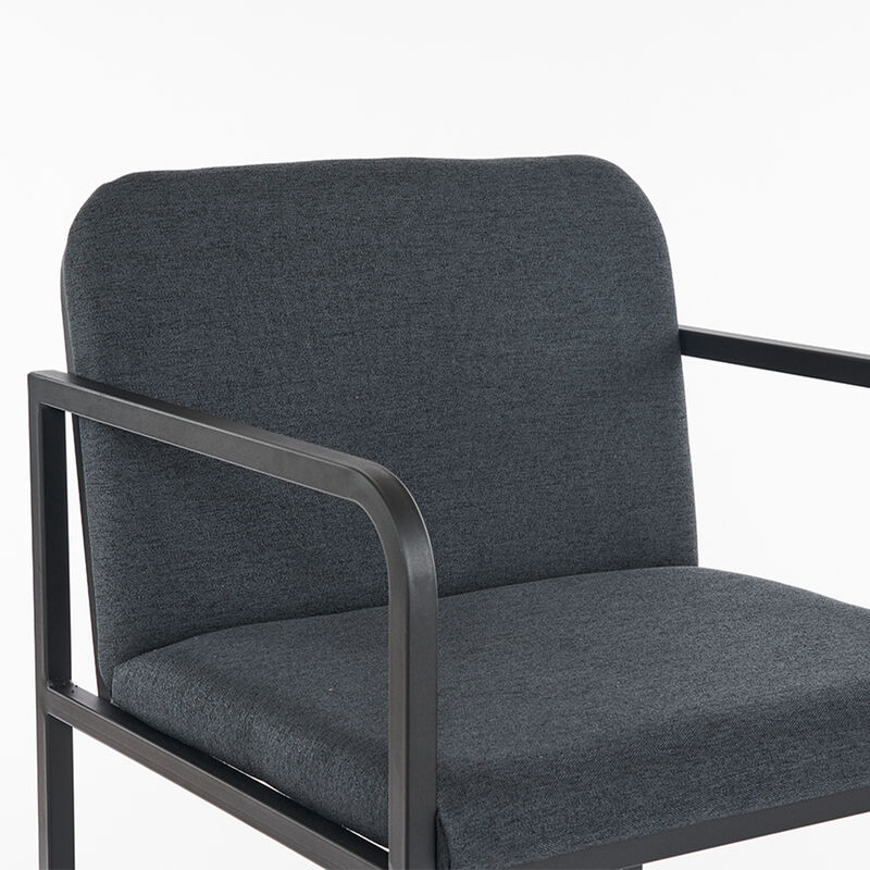 Merax Modern Upholstered Counter Height Bar Stool Set of 2