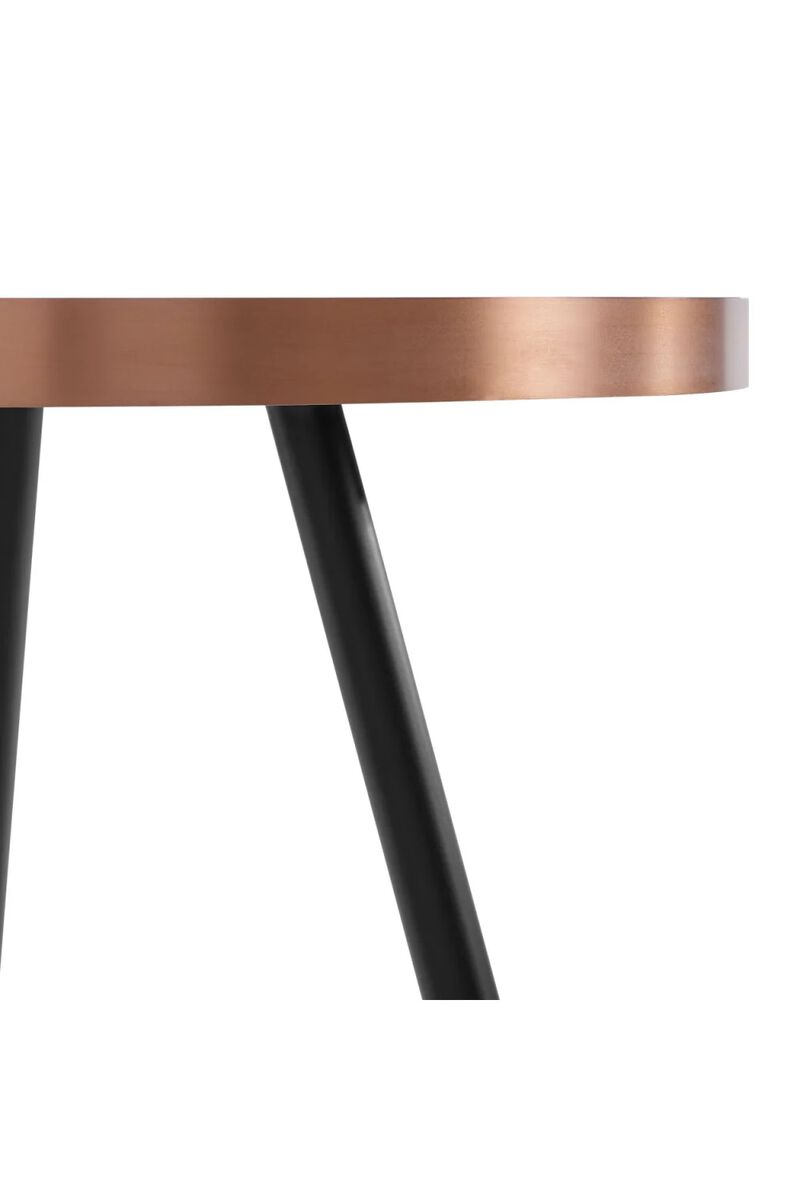 Round Black Ceramic Coffee Table S | OROA Modern Cayson image number 4